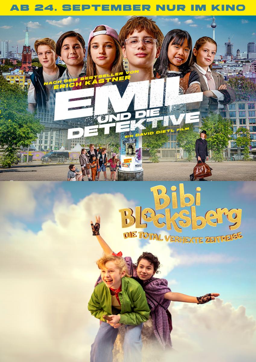 Familienvorpremieren: Emil und die Detektive & Bibi Blocksberg - Eine total verhexte Zeitreise